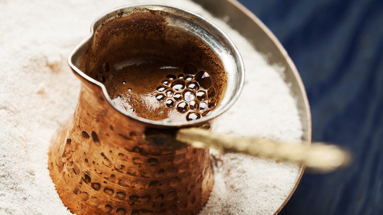 Ibrik (Turkish coffee) pot. 