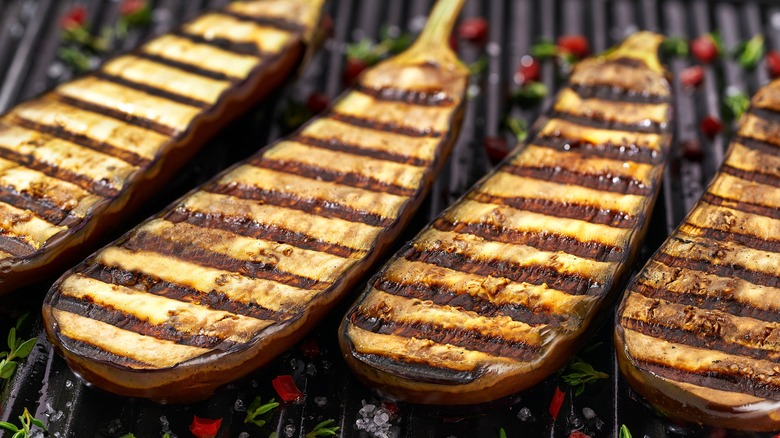 Grilled eggplant