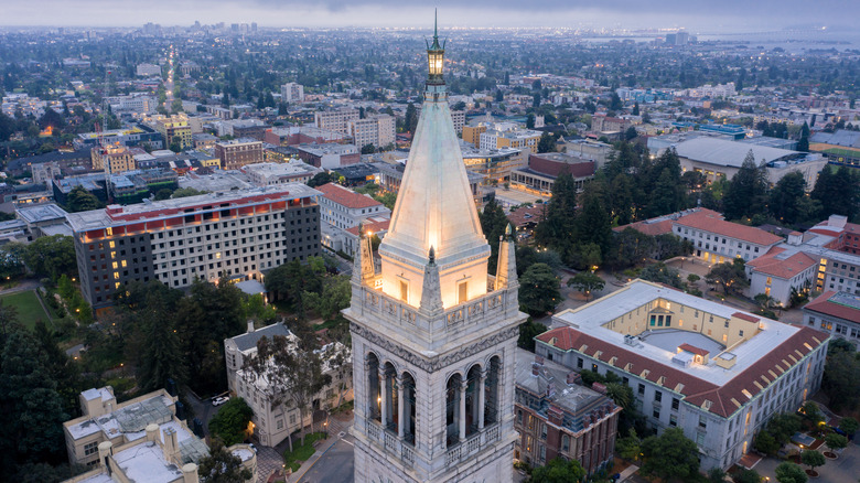 Aerial view of Berkeley, CA