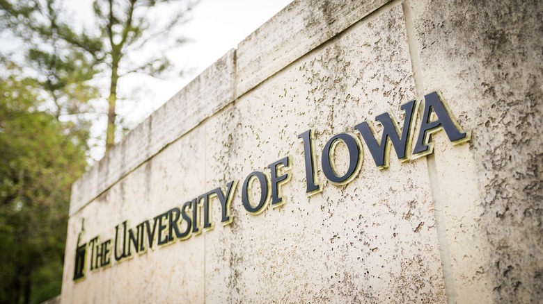 University of Iowa Sign