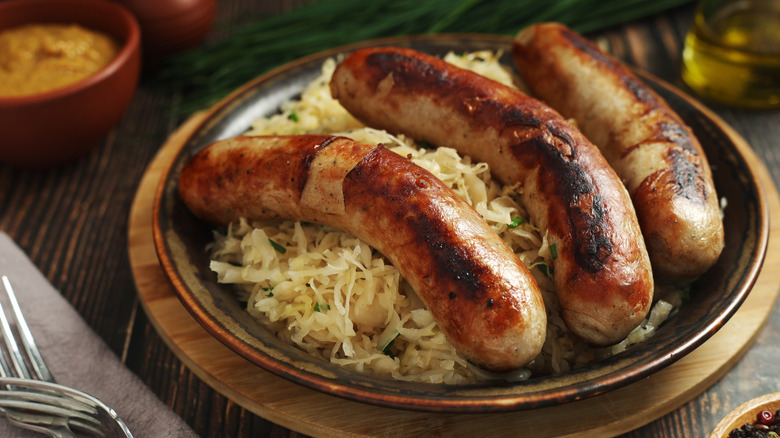 Sausage and sauerkraut