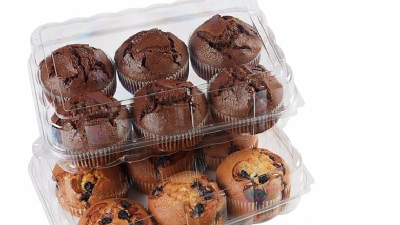 Packages of Kirkland muffins