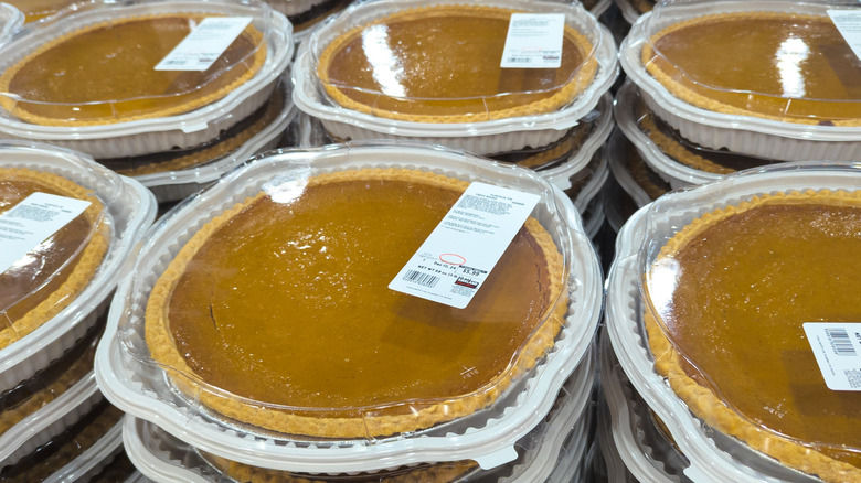 Pumpkin pies at Costco