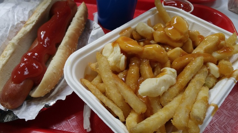 Poutine from Canadian Costco