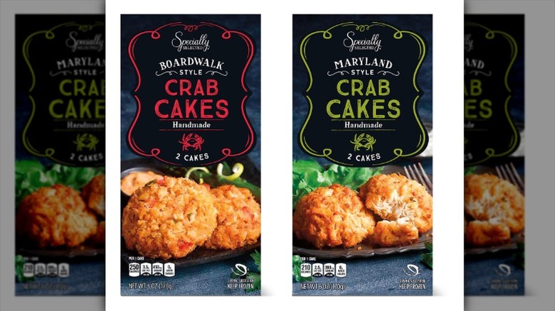 Aldi Specially Selected Maryland and Boardwalk Crab Cakes.