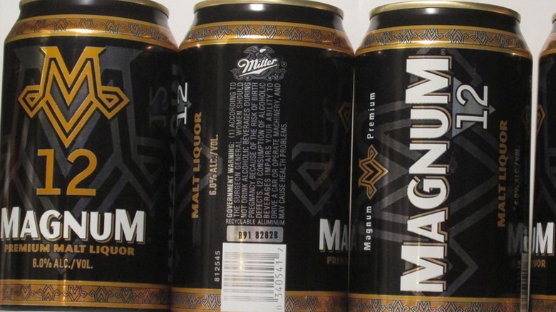 Magnum Malt Liquor cans