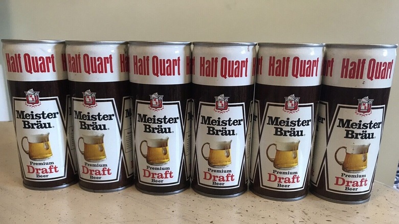 Meister Brau cans