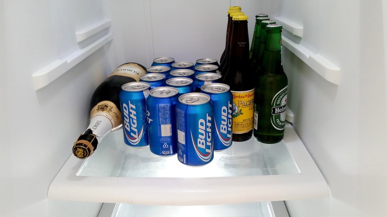 Beer in fridge