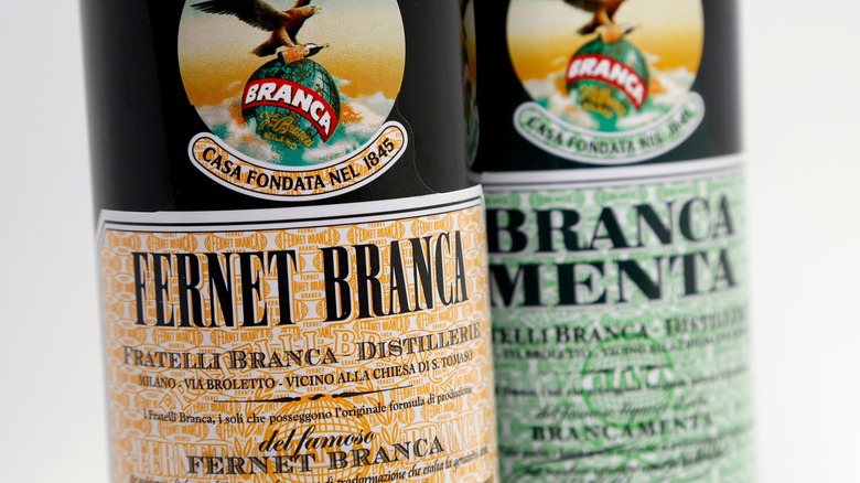 Two bottles of Fernet-Branca