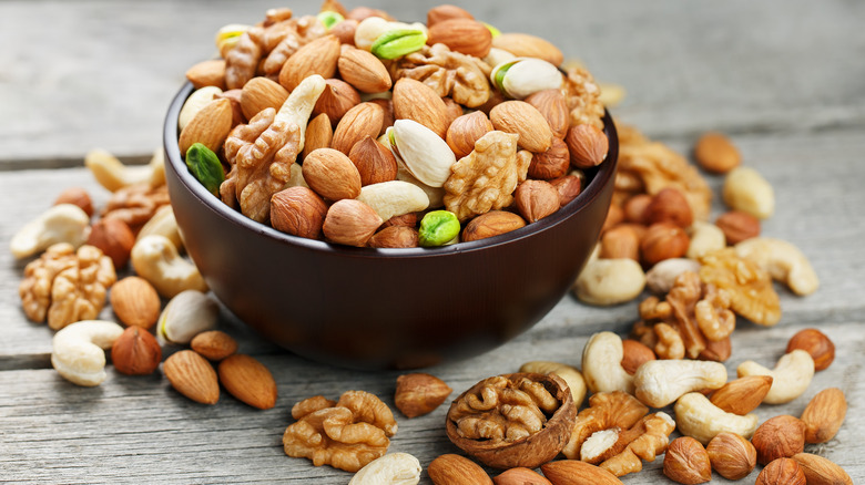 bowl of mixed nuts