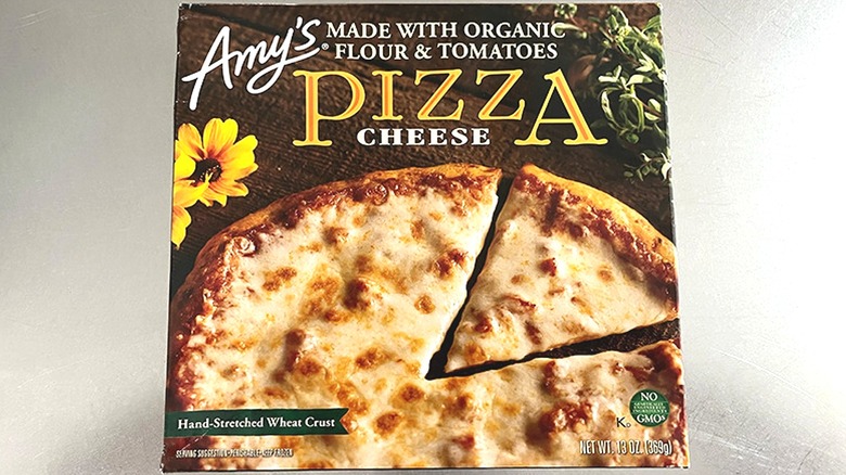 Amy's frozen cheese pizza 