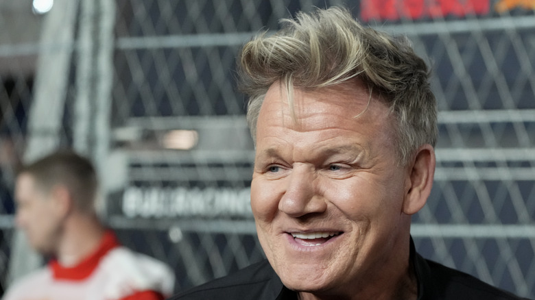 Gordon Ramsay smiling