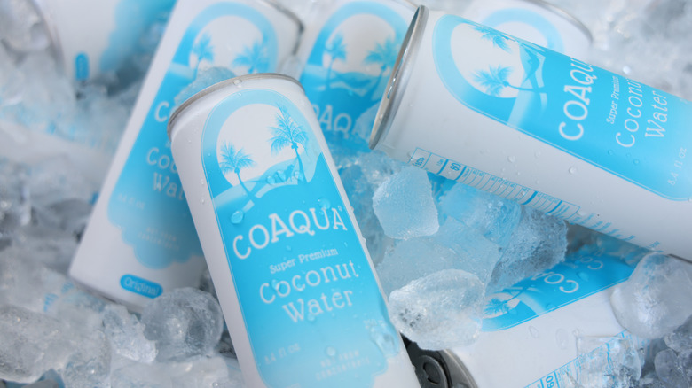 Can of Coconut water.