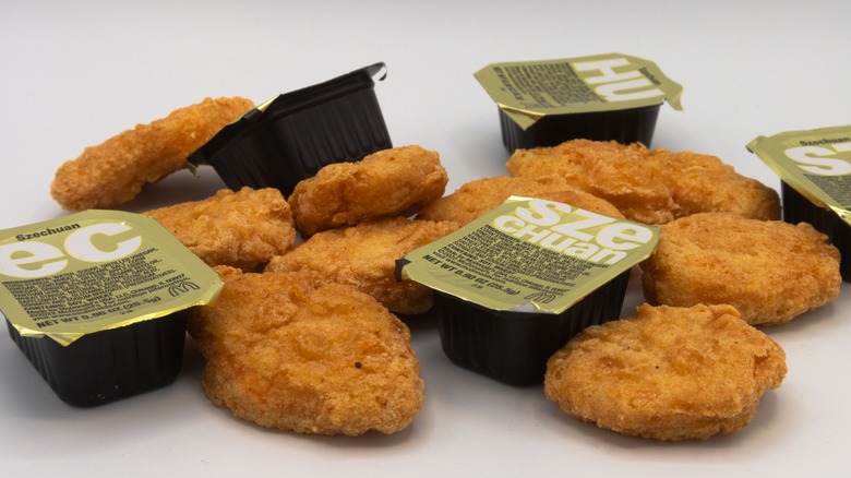 McDonald's nuggets and Szechuan sauce