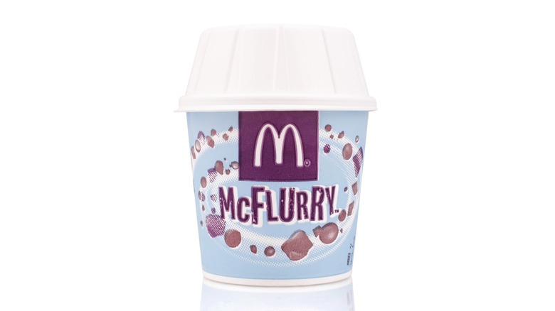 McDonald's McFlurry container