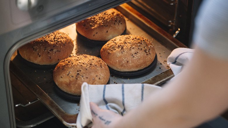 Fresh bread from the oven