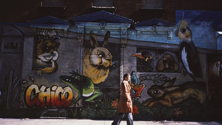 New York city graffiti in the 1980s