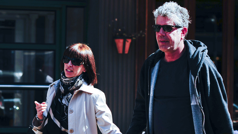 Anthony Bourdain and wife Ottavia Busia