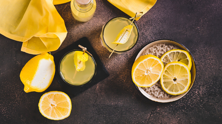 Lemons and limoncello