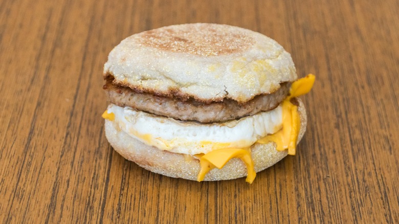 McDonald's egg sandwich