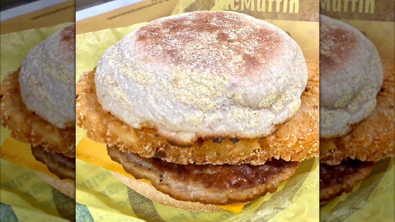 Hashbrown McMuffin from McDonalds