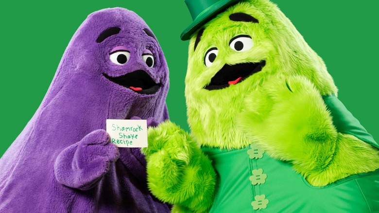 Grimace and his Uncle O'Grimacey share a recipe