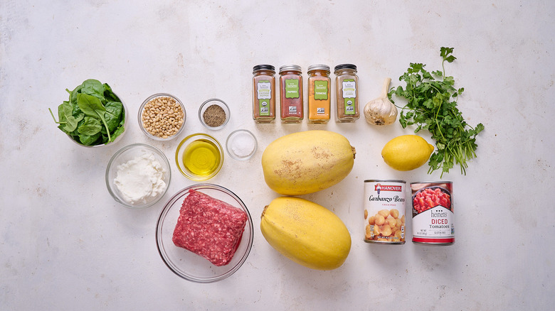 ingredients on a table