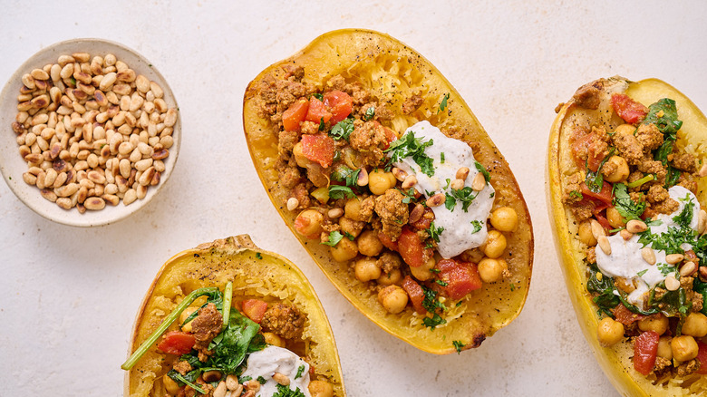 lamb stuffed spaghetti squash