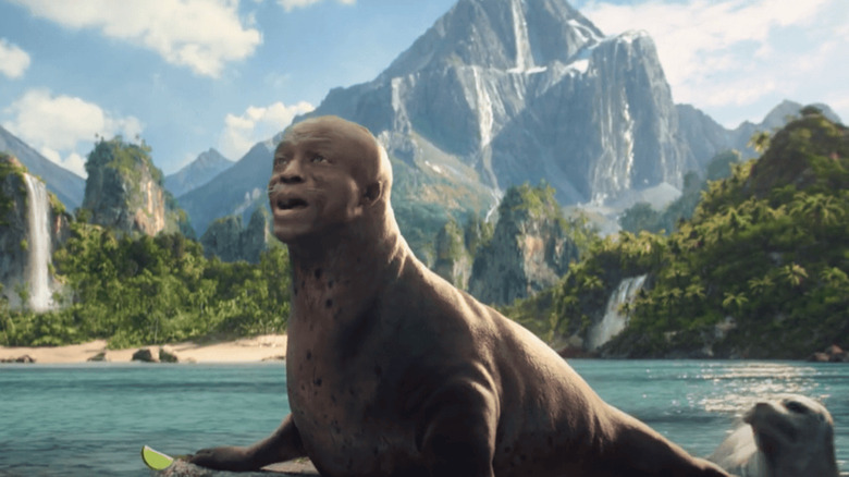 Singer Seal as a seal in Mountain Dew commercial