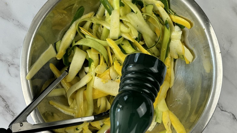 seasoning squash with pepper