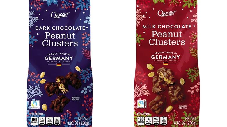 Choceur Milk and Dark Chocolate Peanut Clusters