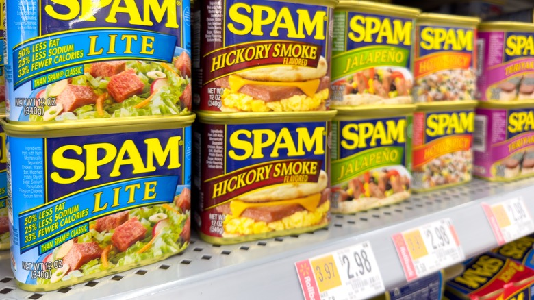 cans of Spam 