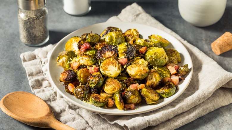 Brussels sprouts and bacon