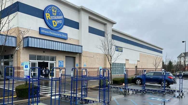 Restaurant Depot store with utility carts