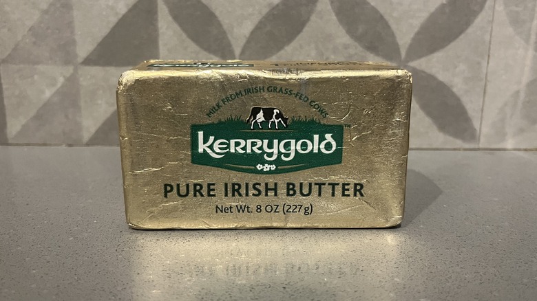 A block of Kerrygold Butter