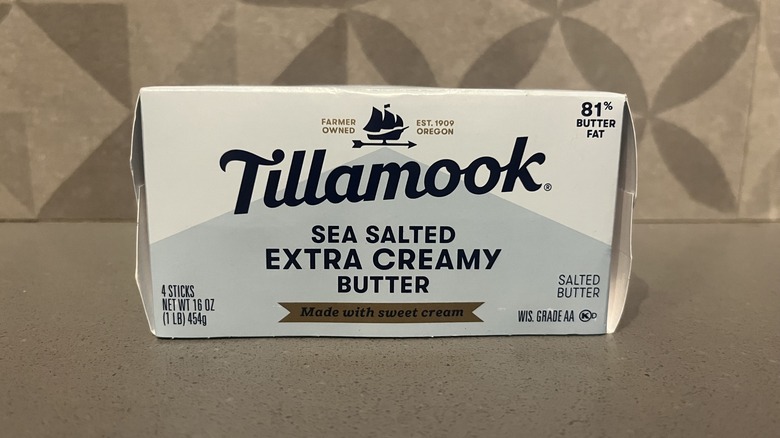 A box of Tillamook Butter