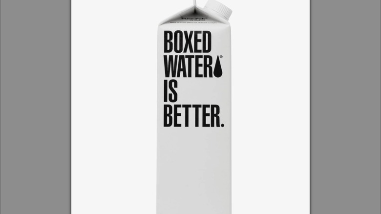 An image of a Boxed Water carton