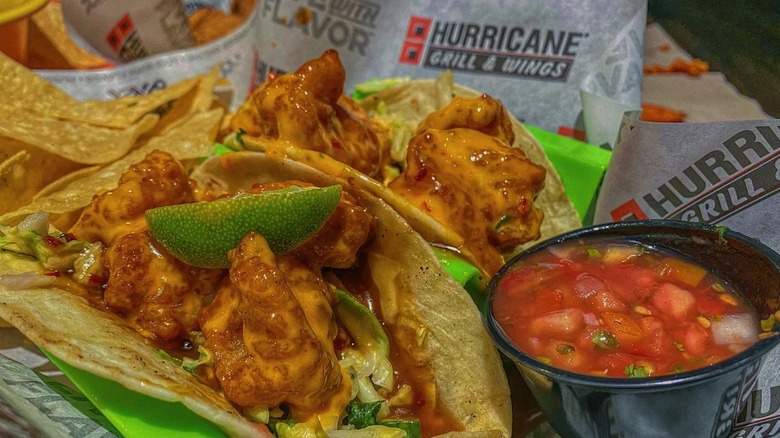 Tacos at Hurricane Grill & Wings