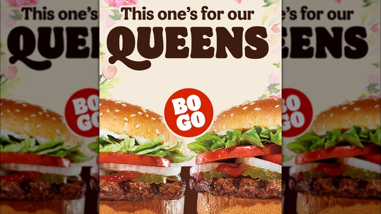 Burger King's BOGO deal for Mother's Day 2024