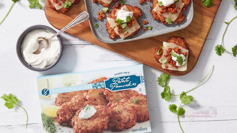 Trader Joe's latkes in package