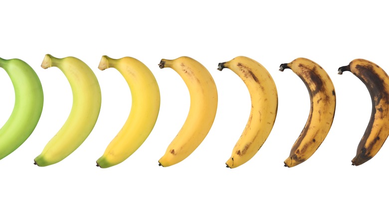 sequence of banana ripeness 