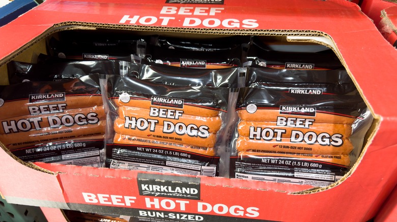 Kirkland beef hot dogs