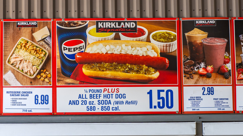 Costco food court menu