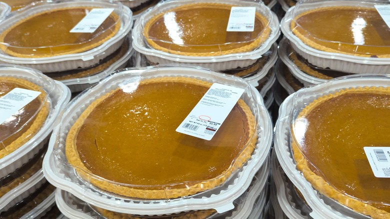 Pumpkin pies on sale at Costco