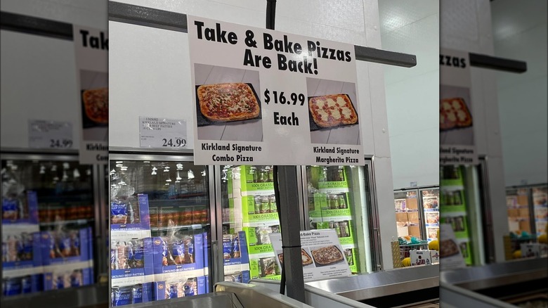 Take-And-Bake combo pizza announcement