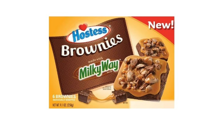 A box of Hostess Milky Way brownies