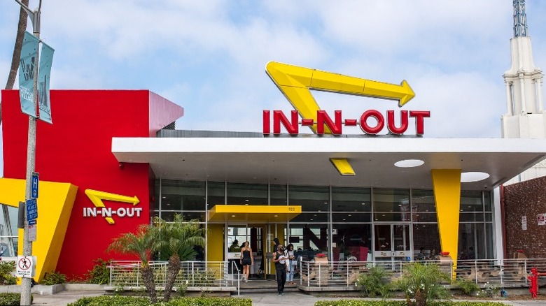 In-N-Out Burger outlet in California