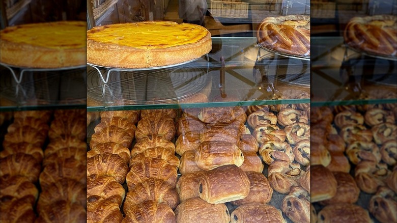 Poilane shop window with pastries