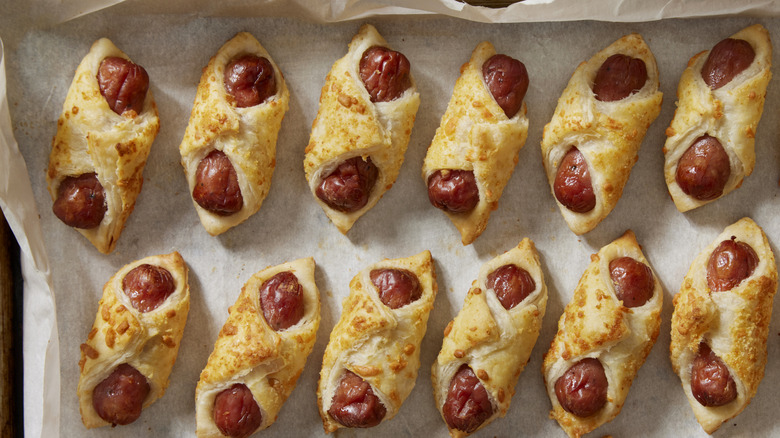 Pigs in a blanket.