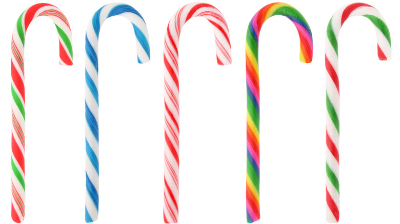 Five candy cane varieties